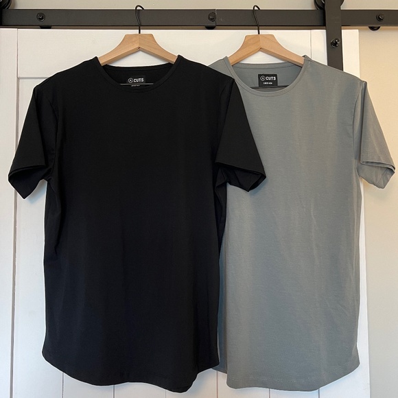 Cuts Crew Curve Hem t shirts - Picture 1 of 1